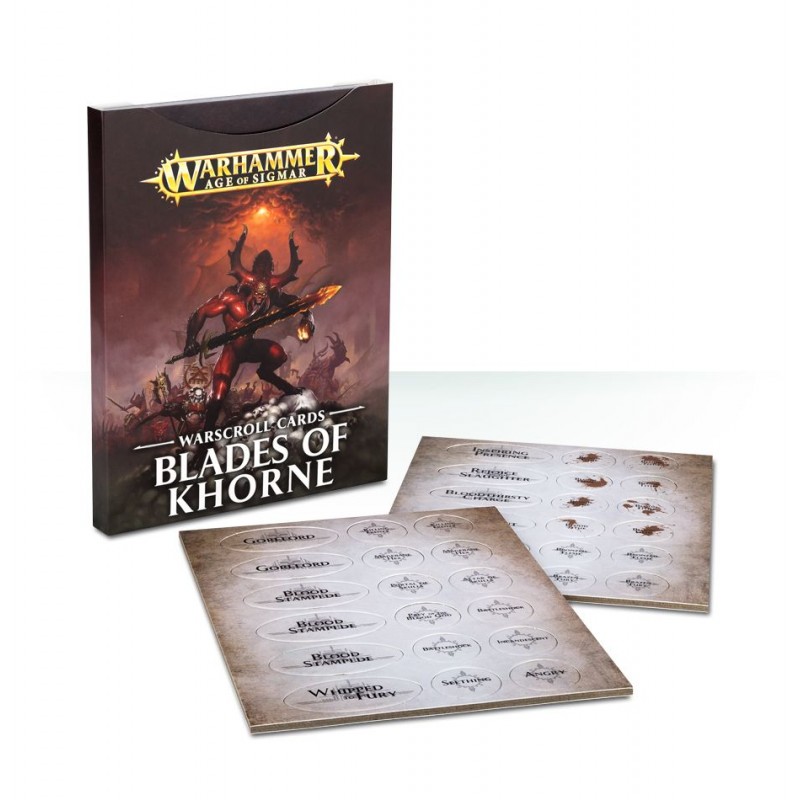 WARSCROLL CARDS: BLADES OF KHORNE (FRA)