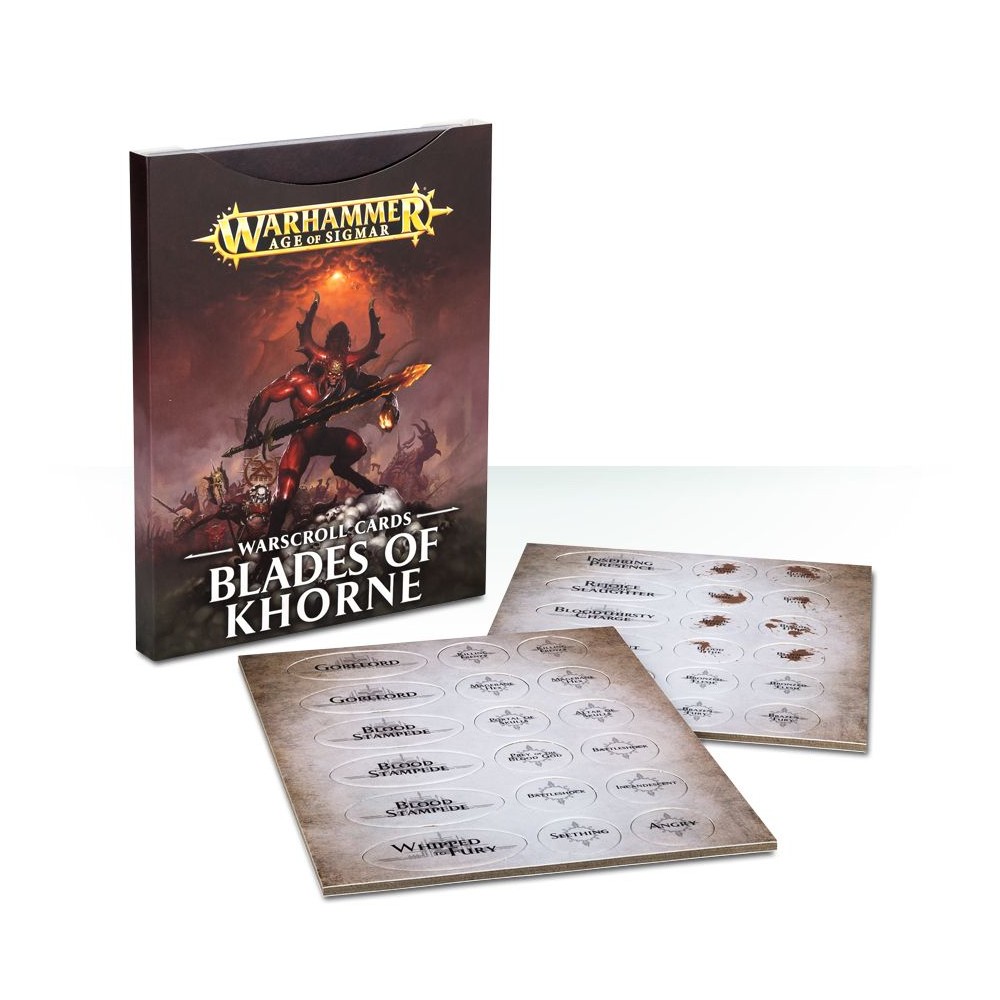 WARSCROLL CARDS: BLADES OF KHORNE (FRA)