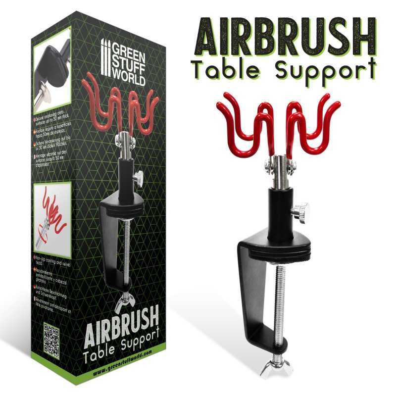 Airbrush table support