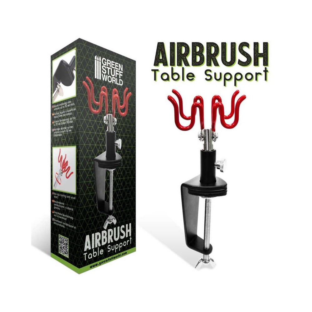 Airbrush table support