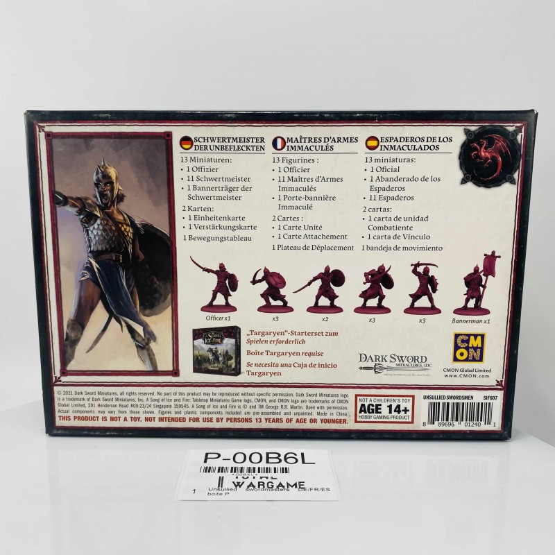 Unsullied swordmasters DE/FR/ES box