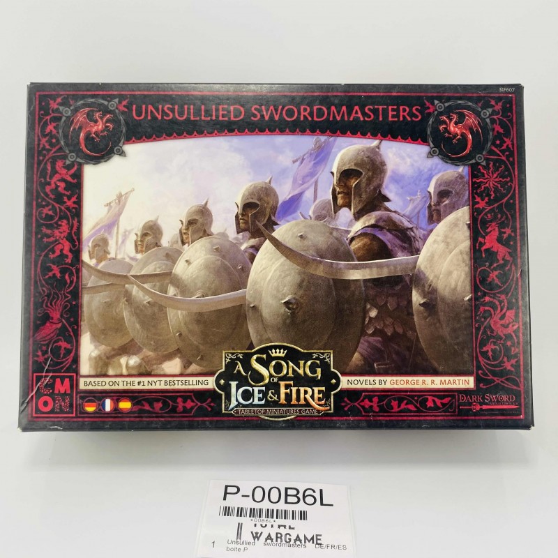 Unsullied swordmasters DE/FR/ES boîte