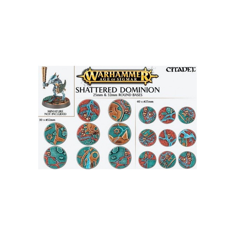 Shattered Dominion - 40 x 25mm & 30 x 32mm Round Bases