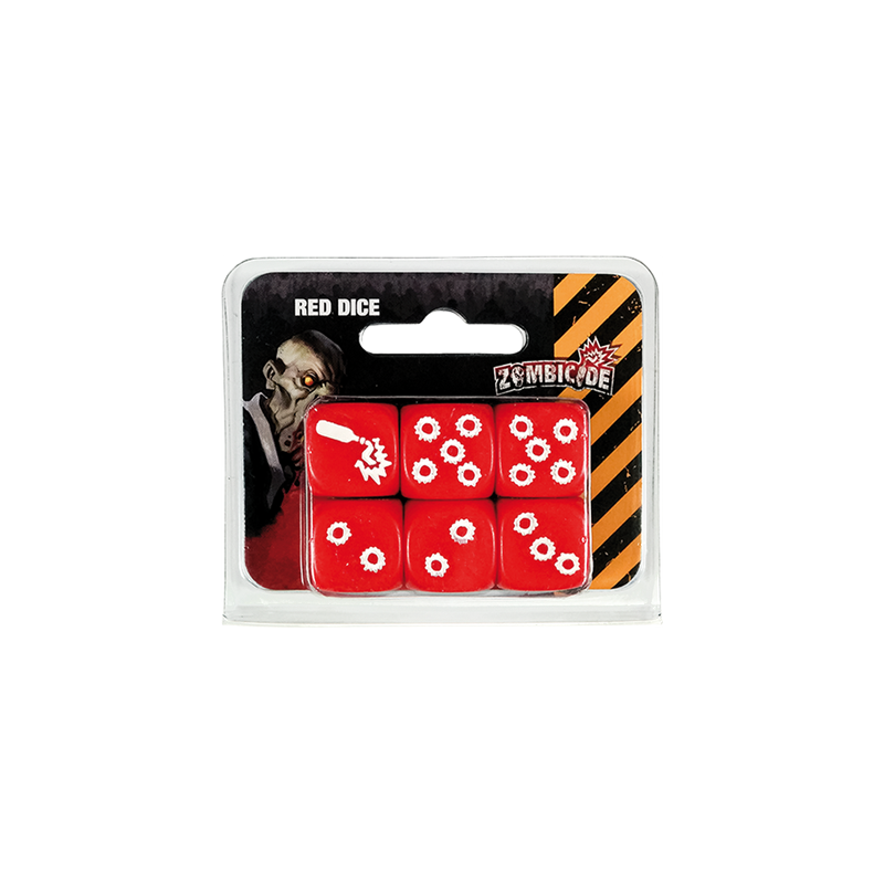 Zombicide : red dice set