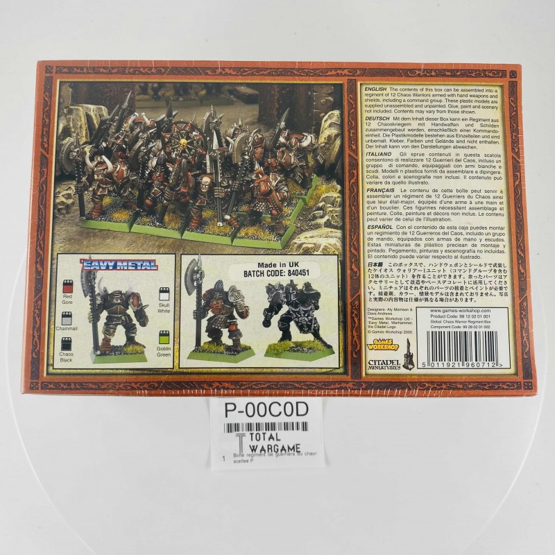 Warriors of chaos regiment box sealed