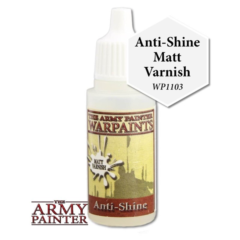 Anti-Shine Matt Varnish : Warpaints (18ML)