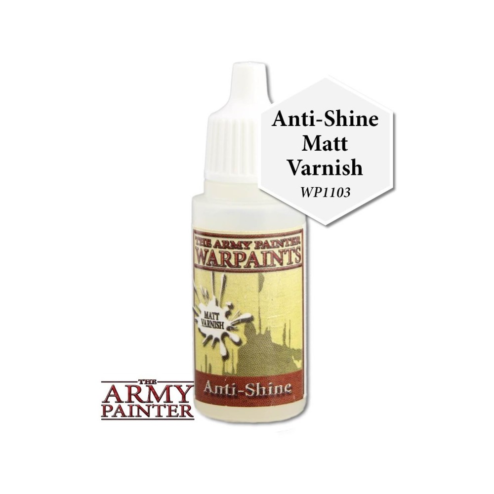 Anti-Shine Matt Varnish : Warpaints (18ML)