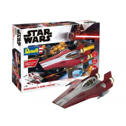 Revell 1/44 resistance a-wing fighter, red