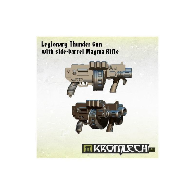 Legionary Thunder Gun with side-barrel Magma Rifle