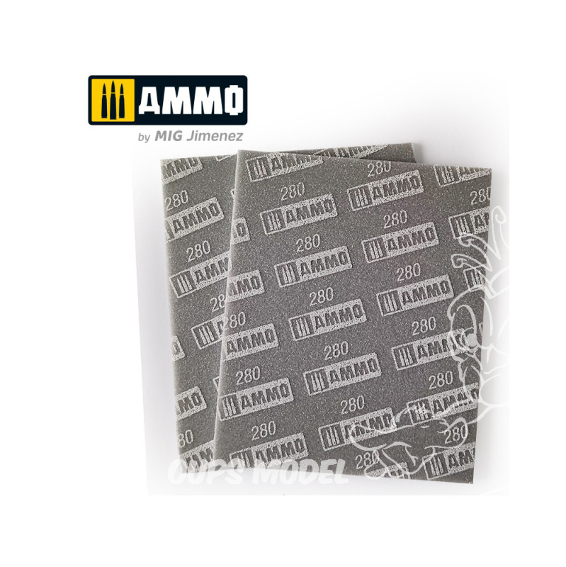 AMMO BY MIG A.MIG-8558 Sanding Sponge Sheet (280)