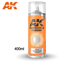 Protective Varnish - Spray 400ml (Includes 2 nozzles) - AK