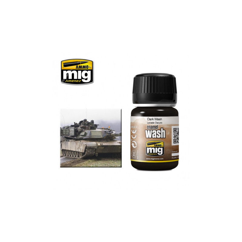 Dark wash enamel wash A.MIG-1008 (35ml)