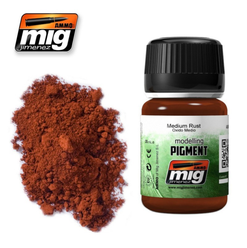 Medium rust modeling pigment A.MIG-3005 (35ml)