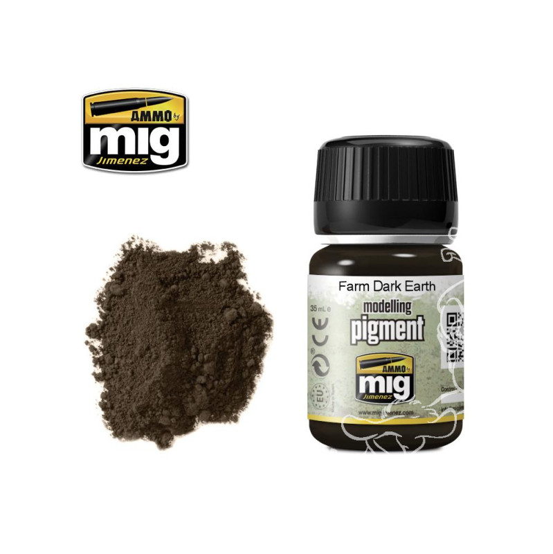 Farm dark earth modeling pigment A.MIG-3027 (35ml)