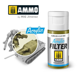 Olive drab acrylic filter A.MIG-0814 (15ml)