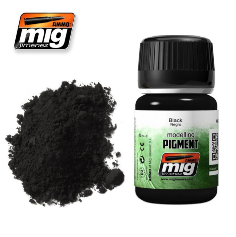 Black modeling pigment A.MIG-3001 (35ml)