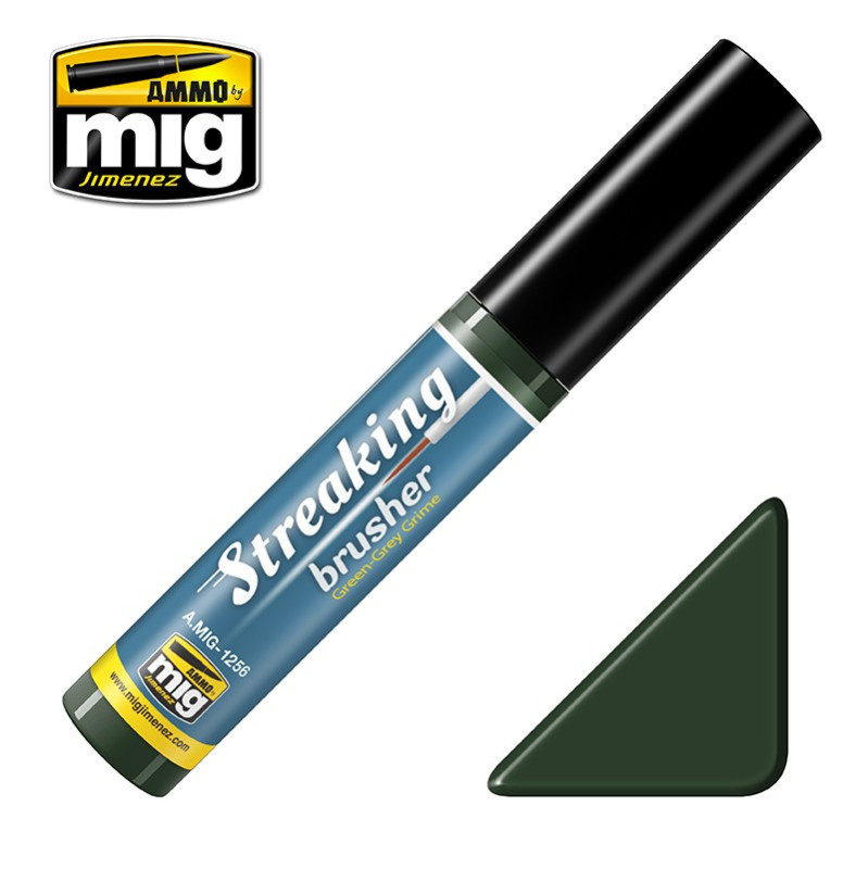 Green Grey Grime streaking brusher A.MIG-1256 (10ml)