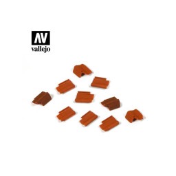 Vallejo Diorama bases SC229 Tile set 1/35 - unpainted