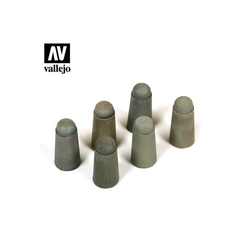 Vallejo Diorama bases SC216 Urban bollards set 1 1/35 - unpainted