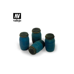 Vallejo Diorama bases SC210 Modern plastic barrels 1/35