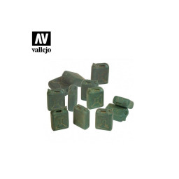 Vallejo Diorama bases SC208 IDF gas cans 1/35