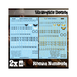 Decalcomanias - Roman Numbers