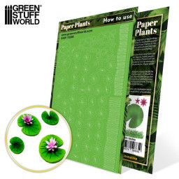 Flocage: Plantes à Papier Nénuphars