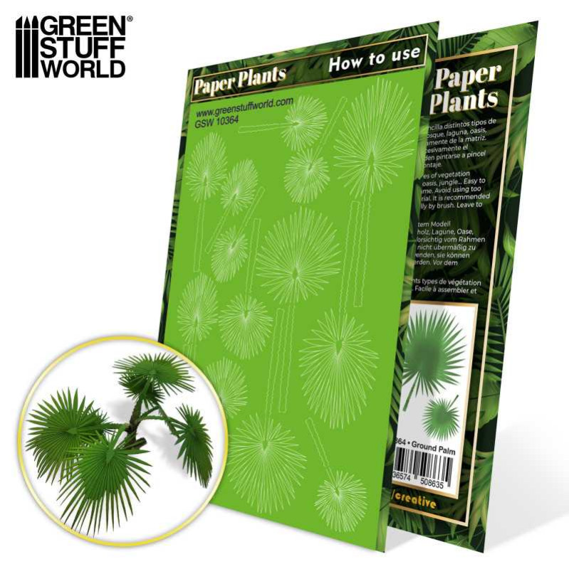 Plantes à Papier - Palmier au Sol