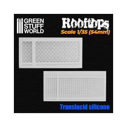 Silicone Mould - Roofs 1/48 (54mm)