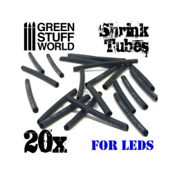 Shrink tubing for LED connections