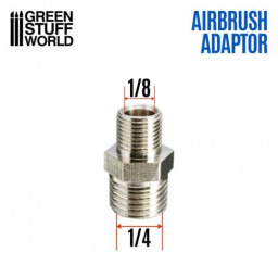 Airbrush: 1/4“ to 1/8” adapter