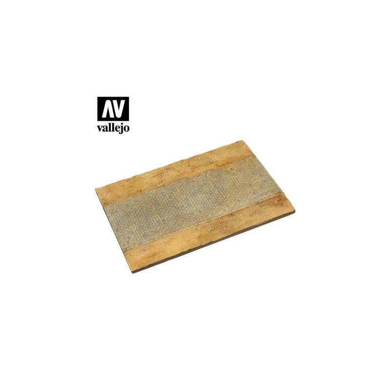 VALSC105 Paved road 25 × 17 cm 1/35 - unpainted