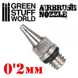 0.2mm Screw-on Airbrush Nozzle