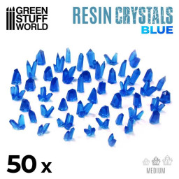 Green Stuff 508871 Resin Crystals BLUE - Medium