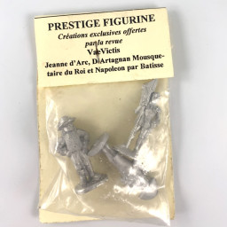 Prestige Figurine Jeanne d'Arc D'Artagnan Mousquetaire du Roi et Napoléon