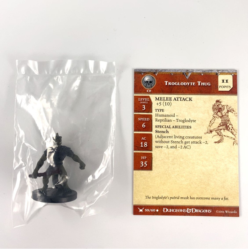 D&D Miniatures Troglodyte Thug