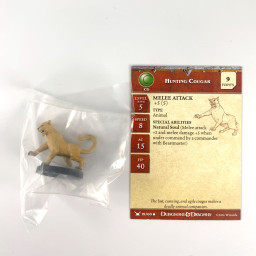 D&D Miniatures hunting Cougar