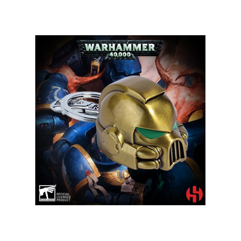 Porte-Clés Space Marine Mkvii Helmet Gold