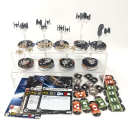 4 x Rebel X-Wing & 6 x Imperial TIE Fighter Squadrons incomplet