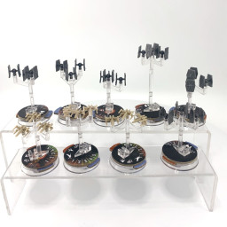 4 x Rebel X-Wing & 6 x Imperial TIE Fighter Squadrons incomplet