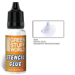 Stencil glue