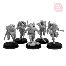 x1 Crimson Legion Shock Squad Résine NOT PAINTED NOT ASSEMBLED W Artel