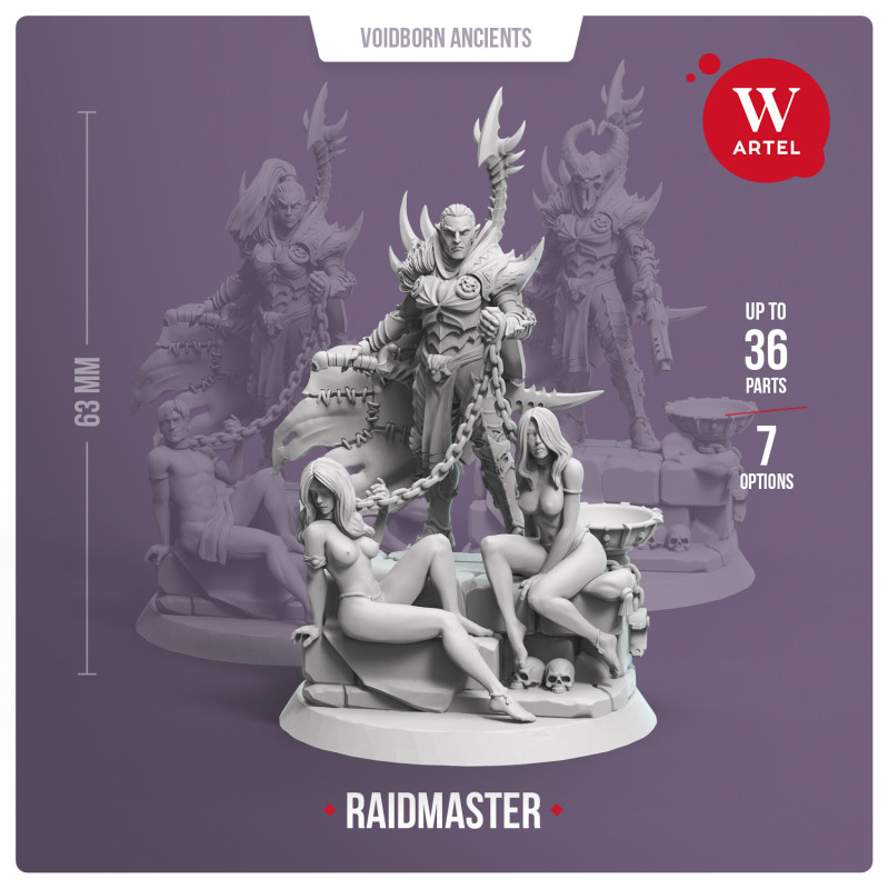 x1 Raidmaster Résine NOT PAINTED NOT ASSEMBLED W Artel