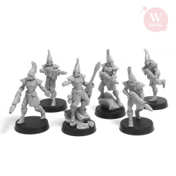 x5 Flaming Drakes Squad Résine NOT PAINTED NOT ASSEMBLED W Artel