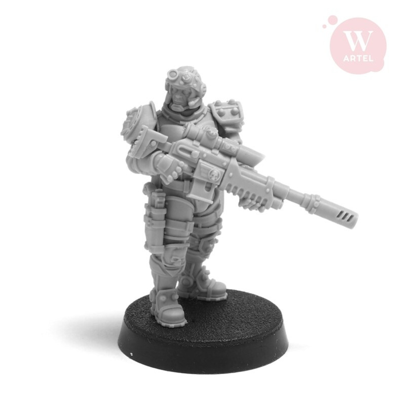 x1 L.E.U. - Marksman Résine NOT PAINTED NOT ASSEMBLED W Artel