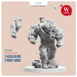 x1 Chemfist Brute Résine NOT PAINTED NOT ASSEMBLED W Artel