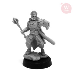 x1 Blood Gauptman of Crimson Legion Résine NOT PAINTED NOT ASSEMBLED W Artel