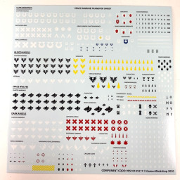 Land Speeder transfer sheet