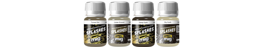 Splashes paints